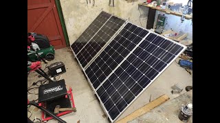 Solar panel array with linear actuator for van build  Part 1 [upl. by Saibot]