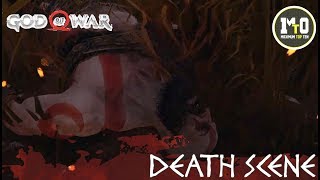 GOD OF WAR PS4 2018  WHAT HAPPENS WHEN YOU DIE  DEATH SCENE [upl. by Ainolloppa]