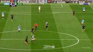 Ederson Amazing Assist to Erling Haaland Goal Manchester City vs Brentford 21 Highlights [upl. by Foote]