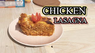 How to cook Chicken lasagna at homechicken lasagna Recipe lasagna foodlover recipe vlog [upl. by Analart272]