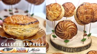 Mini galettes des rois frangipane rapide et facile👑 [upl. by Dremann]