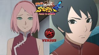 Sakura Uchiha vs Kurotsuchi Tsuchikage  NSUNS4 Road To Boruto HD [upl. by Elizabeth601]