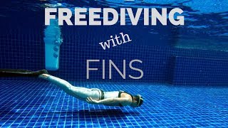 How To Do Freediving Training in The Pool With Bifins [upl. by Dnar]