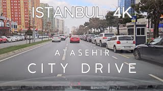 Istanbul 4K Driving Tour  Ataşehir amp Financial Center  4K Drive City Sightseeing [upl. by Ynnavoig]