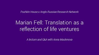 Anna Maslenova on Marian Fell  the almostforgotten translator of Chekhov [upl. by Adnahcal]