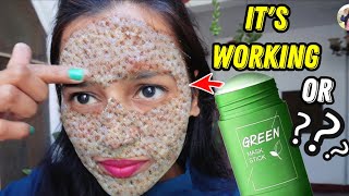 Green Mask Stick  Does This Green Mask Work I Tried Green Mask And Shocked 😳  Viral Video [upl. by Rebmac663]