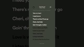 Modern Talking  Cheri Cheri Lady Lyrics [upl. by Natsud]