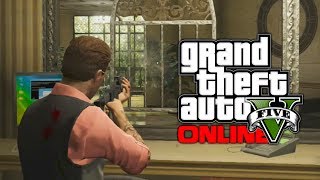 GTA 5 Online Pacific Bank Heist  Custom Ornate Bank Heist GTA V [upl. by Schluter]