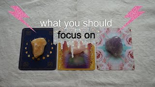 What you should focus on ⚡️⚡️Pick a card [upl. by Neelra]