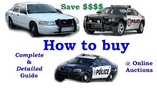 Buying Police Auction Cars Crown Vic Charger Caprice Tahoe Taurus Explorer [upl. by Leunammi]