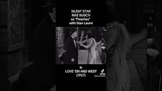 Mae Busch in the Laurel and Hardy Short LOVE ‘EM AND WEEP 1927 silentfilm filmhistory [upl. by Ainuj]