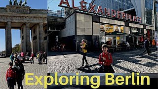 Brandenburg Tor and Alexander Platz are one of the tourist attractions in Berlin [upl. by Molli139]