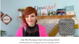 Ask Me Monday 230 How to Knit the Smocking Stitch [upl. by Farica244]