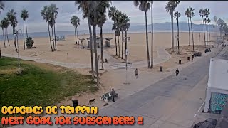 Venice Beach Webcam  Venice Beach Live Cam  venice beach live boardwalk cam [upl. by Eeslehc]