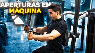 Aperturas en máquina para PECTORAL  GFit Coach [upl. by Adnirol]