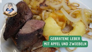 gebratene Leber mit Apfel und Zwiebeln [upl. by Aletse840]