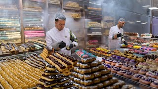 Making 13 kinds of legendary eclairs Turkey Bakery Flavors I Street Food [upl. by Kciwdahc]