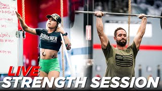 LIVE Strength Session Coached By Sage Burgener [upl. by Bernita]