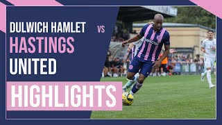 HAMLET HIGHLIGHTS Dulwich Hamlet vs Hastings United  Isthmian League Premier Division  19823 [upl. by Atekahs802]