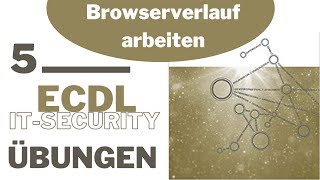 Mit dem Browserverlauf arbeiten 5 ECDL  ITSecurity  Übungen [upl. by Ursulette660]