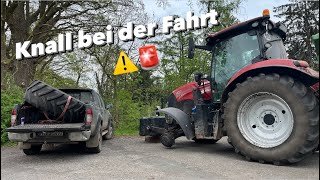 Schon wieder Bruch am 150er…  Mit dem Auto stecken geblieben  Dünger gestreut  Farmvlog 111 [upl. by Blaire]