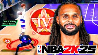 USING PATTY MILLS BASE FOR THE 1ST TIME IS IT ACTUALLY OPBROKEN ON NBA 2K25 STARTER 4 REWARDS [upl. by Dranyer]