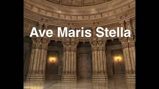 Ave Maris Stella めでたし海の星 グレゴリオ聖歌 [upl. by Ennovy657]