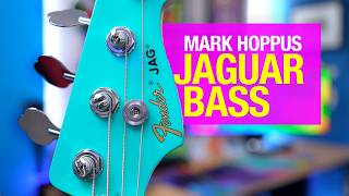 The Nicest Bass Ive Ever Played  Fender Mark Hoppus Jaguar [upl. by Anrahc891]