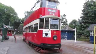 London MET Tram 331 Feltham Prototype at Crich Tramway Village [upl. by Brom]