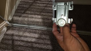 Mirror Door Roller Replacement Simple [upl. by Lopez]