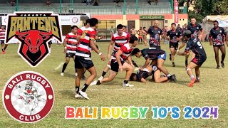 BALI RUGBY 10’s 2024 OPENING MATCH HOST BALI RUGBY CLUB LOST TO JAKARTA BANTENG 1500 [upl. by Dag]