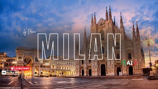 MILAN Italy 4K  The Fashion Capital Of The World [upl. by Akcimehs919]