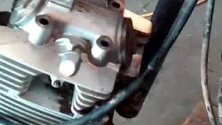 yamaha ttr125 part 5 cylinder head install [upl. by Sax856]