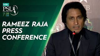 Rameez Raja Press Conference  HBLPSL 7 [upl. by Emawk119]