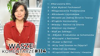 JAK ROZPOZNAĆ NARUSZONĄ BHL  TRĄDZIK HORMONALNY  RETINOL NA DŁONIE  LASER A RETINOL  WK114 [upl. by Fisher]