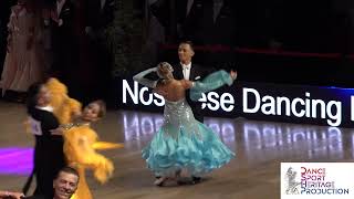 Corello amp Suslova  IDSF IOC 2024 Adult Master Open Standard R1 Viennese Waltz [upl. by Sewole]