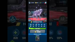 Jurassic world alive level 20 Panthera Blytheae [upl. by Lavud]