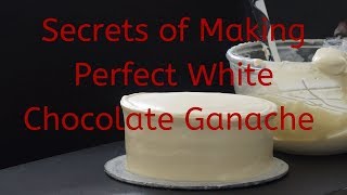 White Chocolate Ganache  Spreadable and Yummy White chocolate Ganache  Perfect white Ganache [upl. by Bristow]