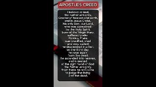 APOSTLES CREED [upl. by Naillij305]