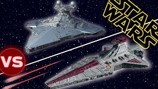 Imperial Star Destroyer VS the Enterprise E PART 1 [upl. by Schilit]