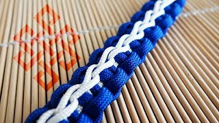 How to Make a Zipper Stitch Cobra Knot Bracelet Tutorial [upl. by Lenehc]