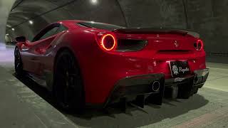 GINTANI EXHAUST Ferrari 488 GTB [upl. by Neilla544]