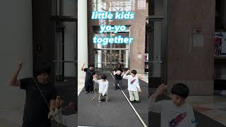 Little kids yoyo together at the New York YoYo Club [upl. by Chadbourne]