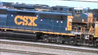 Selkirk NY CSX Selkirk Yard  April 1314 2013 [upl. by Lea]