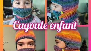 Cagoule enfant 🧶 [upl. by Sueahccaz]