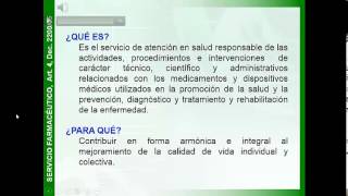 Introducción al Servicio Farmacéutico [upl. by Sayce730]