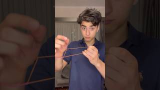 MAGIC RUBBER BAND TRICK TUTORIAL 😱😳 [upl. by Penrod]