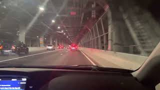 Verrazano bridge nighttime lower level [upl. by Yrrem236]