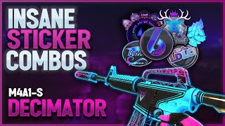 M4A1S Decimator BEST sticker Combos in CS2 [upl. by Chiquia585]