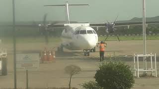 Aurangabad Airport Air India Delhi Departure amp Trujet Arrival to Hyderabad [upl. by Fawcett]